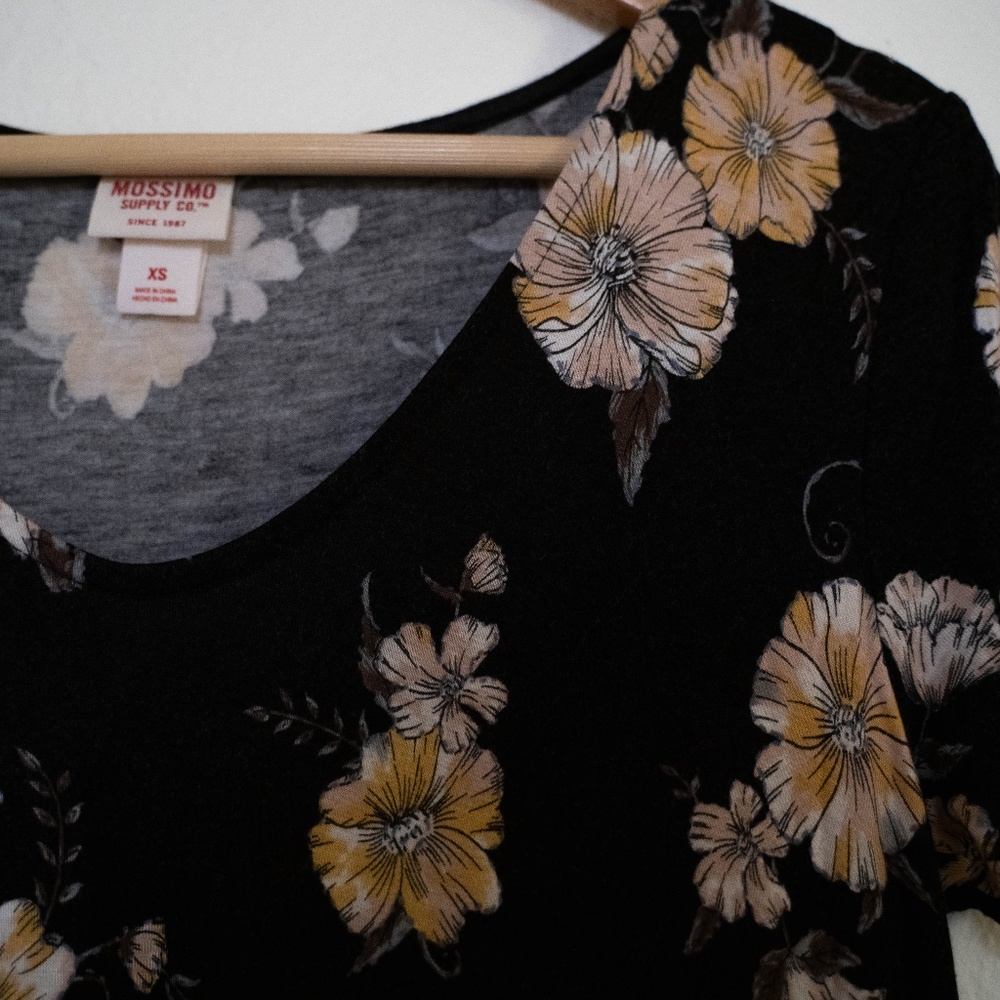 Floral T-shirt Dress